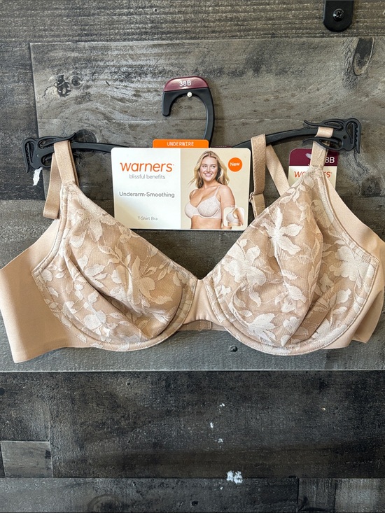 Warner's Other - Warner's Lace T-Shirt Bra in Nude/Beige